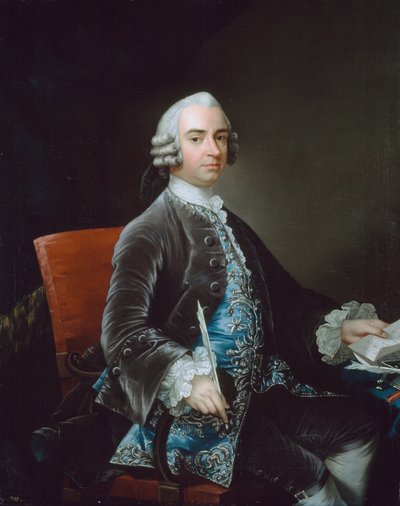 John Larpent (1710-97) Chief Clerk of the Northern Department, 1749 by Gabriel Mathias